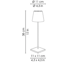 Poldina LED lampe - Mørkegrå
