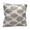 Pyntepude 45x45 cm - Leaf Beige