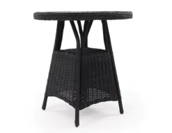 Rio cafebord Ø70 - Sort