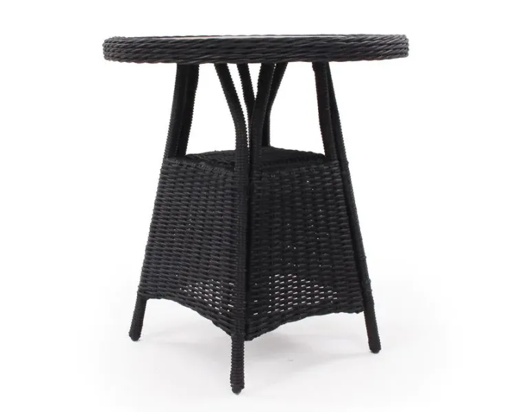 Rio cafebord Ø70 - Sort