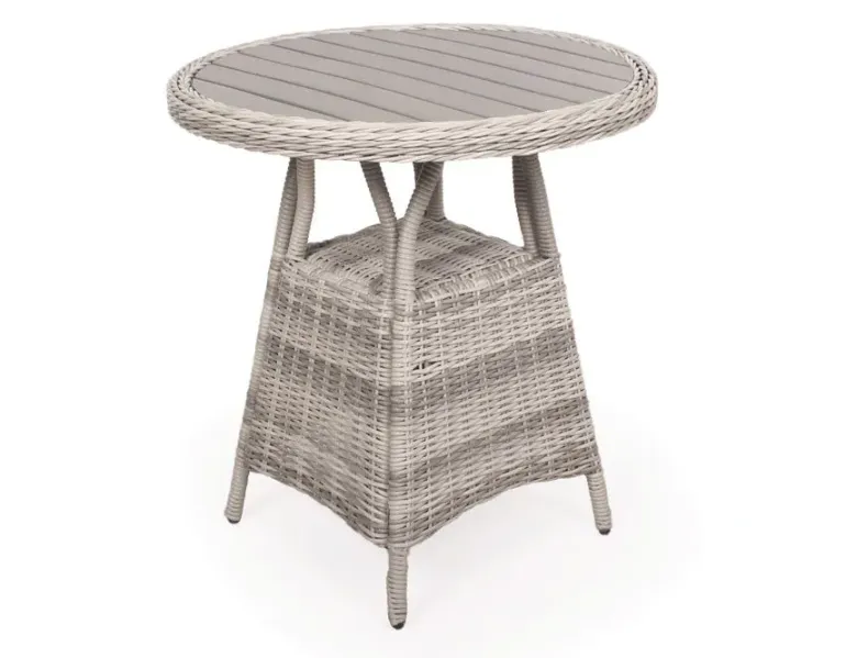 Rio Cafesæt Ø70 inkl. Spisestole m/ EASY DRY hynder - Lys Grå