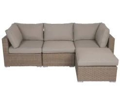 Rio Modulsofa med Chaiselong m/ EASY DRY hynder - Dusty