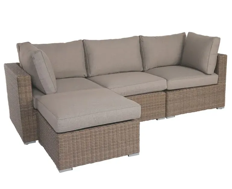 Rio Modulsofa med Chaiselong m/ EASY DRY hynder - Dusty