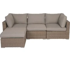 Rio Modulsofa med Chaiselong m/ EASY DRY hynder - Dusty