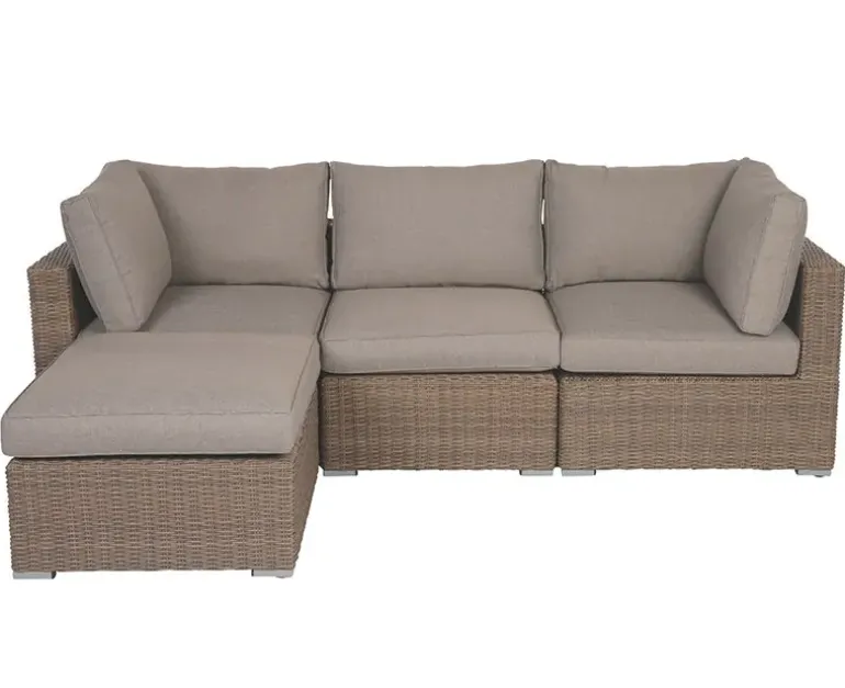 Rio Modulsofa med Chaiselong m/ EASY DRY hynder - Dusty