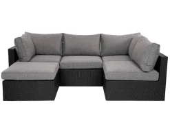 Sala Modul Åbent Loungesæt inkl. EASY DRY hynder - Sort