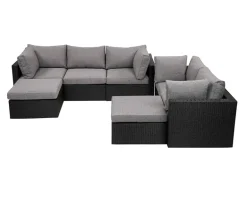 Sala Modul Loungesæt - 3 + 2-personers sofa inkl. EASY DRY hynder - Sort
