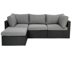 Sala Modul Loungesæt med chaiselong inkl. EASY DRY hynder - Sort