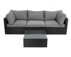 Sala Modul Loungesæt med chaiselong inkl. EASY DRY hynder - Sort