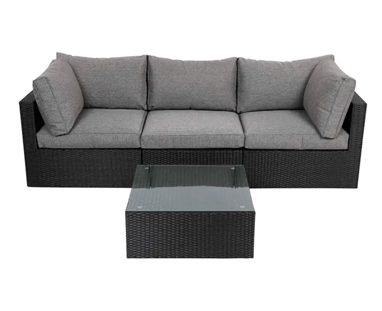 Sala Modul Loungesæt med chaiselong inkl. EASY DRY hynder - Sort