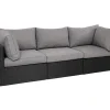 Sala 3-personers modulsofa inkl. EASY DRY hynder - Sort
