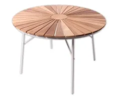 Samsø Havebord Ø150 - Hvid