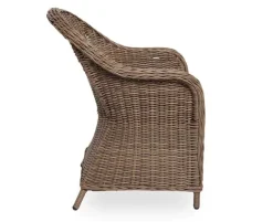Selma Freja Havemøbelsæt m/6 stole - 100x200 - Gråhvid/Dusty