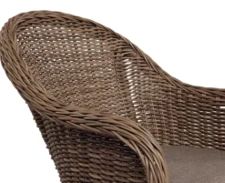 Selma Freja Havemøbelsæt m/6 stole - 100x200 - Gråhvid/Dusty