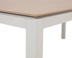 Selma Nora Havemøbelsæt m/6 stole - 100x200 - Gråhvid