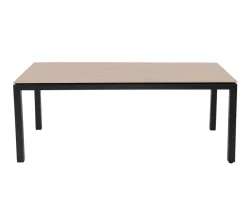 Selma Sonja Havemøbelsæt m/6 stole - 100x200 - Antracitgrå