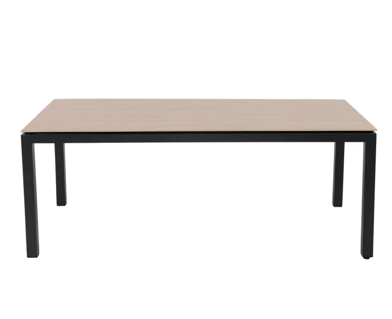 Selma Sonja Havemøbelsæt m/6 stole - 100x200 - Antracitgrå