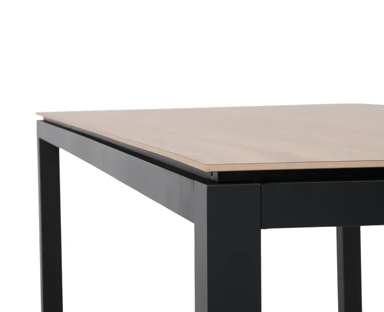 Selma Sonja Havemøbelsæt m/6 stole - 100x200 - Antracitgrå