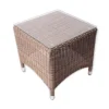 Sidebord med glasplade 50x50 - Dusty