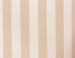 Signe Markedsparasol 3x3 - Hvid / Beige Stribet