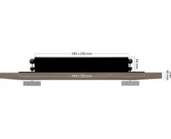 SMARTfoot Parasolfod til hængeparasol - Lille fod