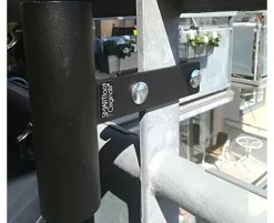 SMARTfoot Parasolholder til gelænder - Lodret