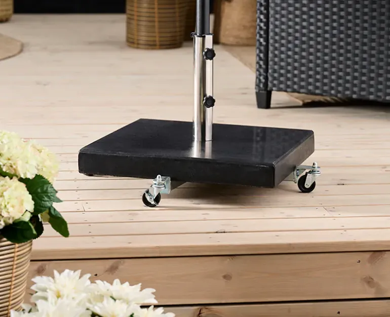 Trolley til parasolfod (40-60cm)